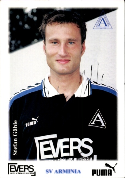 Autogrammkarte Fußballer Stefan Gähle, SV Arminia Hannover, Autogramm
