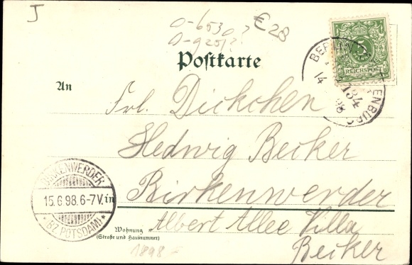 Chromo-Litho Berlin Reinickendorf Hermsdorf, Hermsdorf in der Mark, train station, station economy, buffet
