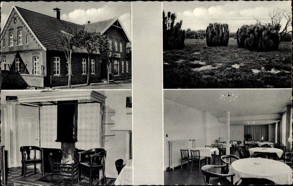 Postcard Börger in Lower Saxony, VdK vacation home by H. Conrads, restaurant
