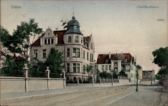 Ak Düren im Rheinland, Goethestraße