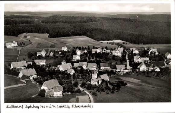 Ak Igelsberg Freudenstadt im Schwarzwald, Fliegeraufnahme