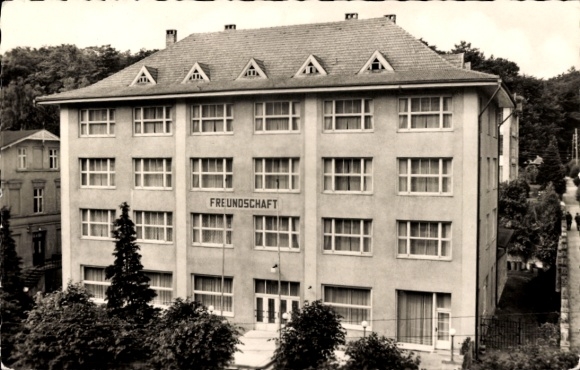 Ak Ostseebad Sellin op Rügen, gedeeltelijk uitzicht op het huis Freundschaft