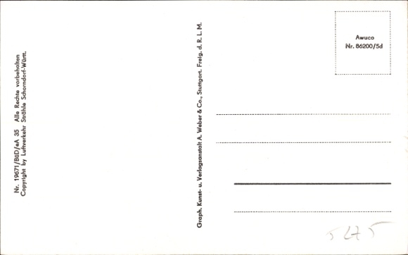 Postcard Breitenbrunn Swabia Unterallgäu, aerial photograph