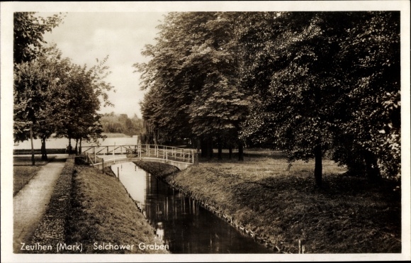 PC Zeuthen in der Mark, Selchower Graben, bridge