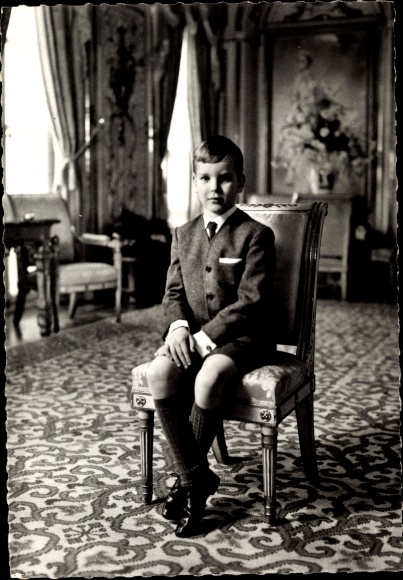Postcard HSH Prince Albert, Adel Monaco