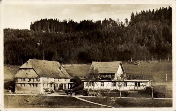 Ak Eisenbach im Schwarzwald, Gasthof zum schwarzen Kreuz