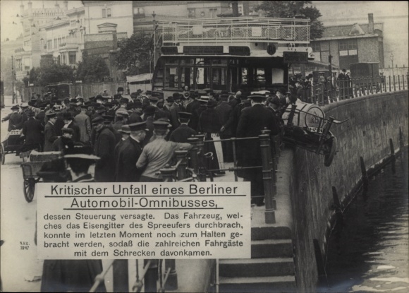 PC Berlin, automobile omnibus, accident