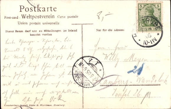 Ak Höftgrube Wingst in Niedersachsen, Waldschlößchen
