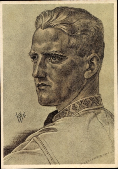 Artist PC Willrich, Wolfgang, youth leaders in Transylvania, German blood nobility, VDA P 14 No. 33
