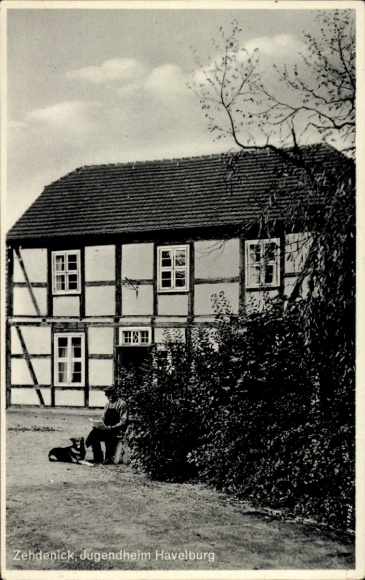 Postcard Zehdenick in der Mark, Jugendheim Havelburg