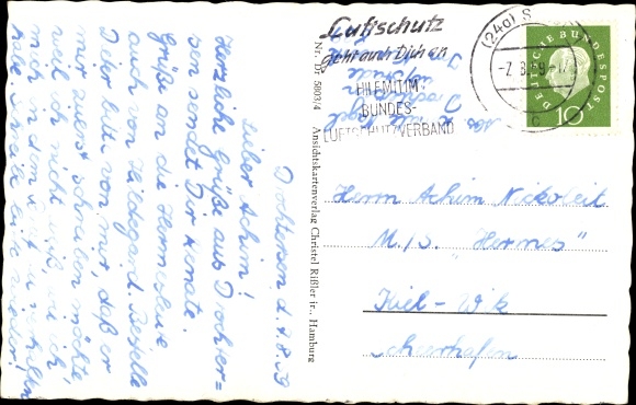 Postcard Kehdingen Drochtersen in the district of Stade, Neuwerk, Hof, Landhaus, Hotel