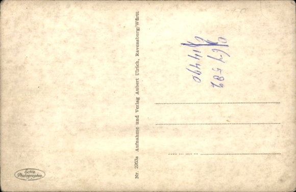 Postcard Löwental Friedrichshafen on Lake Constance, airfield, Fieseler aircraft A1A