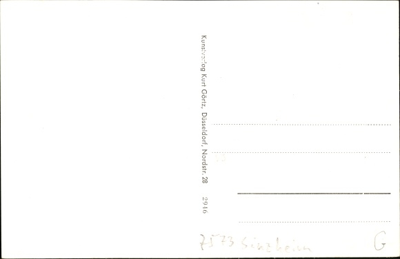 Postcard Leiberstung Sinzheim, Gasthaus zum Pflug, Main Street, Frietsch Bakery