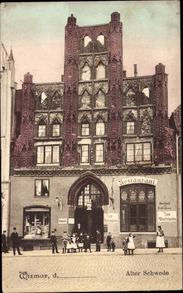 Ak Hansestadt Wismar, Alter Schwede