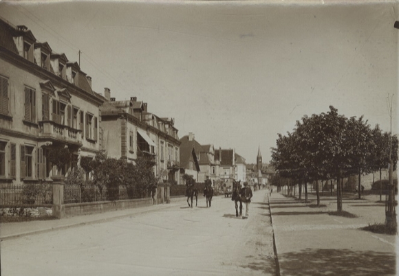Original photo of Saarburg in Lorraine, North Ditch, around 1900