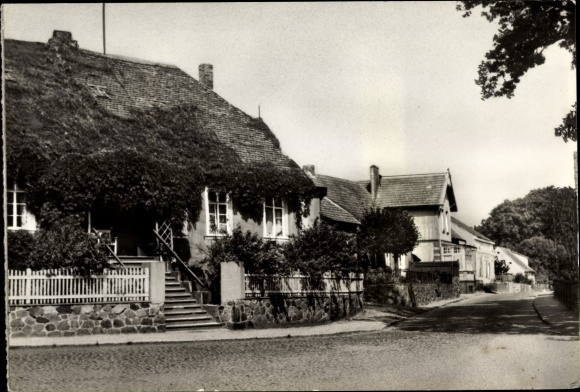 Postcard Dorf Zechlin Rheinsberg in Brandenburg, town view