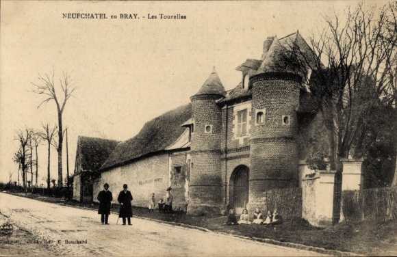 Ak Neufchâtel en Bray Seine Maritime, Tourelles