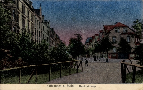 Luna Postcard Offenbach am Main Hesse, Buchrainweg