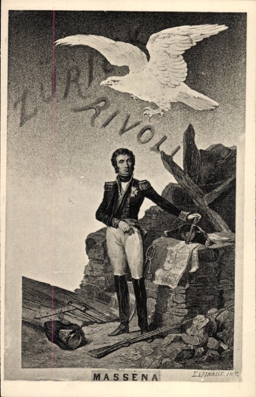 Artist Postcard Massena, Zurich, Rivoli