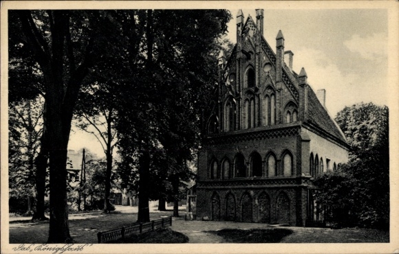 Postcard Lehnin, Luise Henriettenstift, Deaconess Motherhouse, Royal House