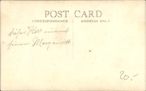 Photo Postcard Rodeo, Puppy Timmons on Jack Dempsey