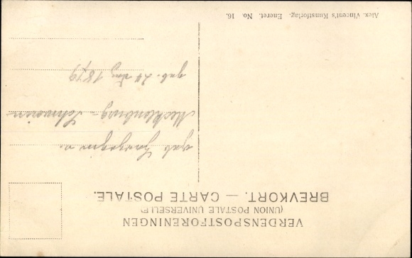 Postcard Crown Princess Alexandrine of Denmark