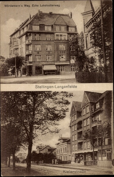 PC Hamburg Eimsbüttel Stellingen Langenfelde, Wördemanns Weg corner Lokstedter Straße, Kieler Straße