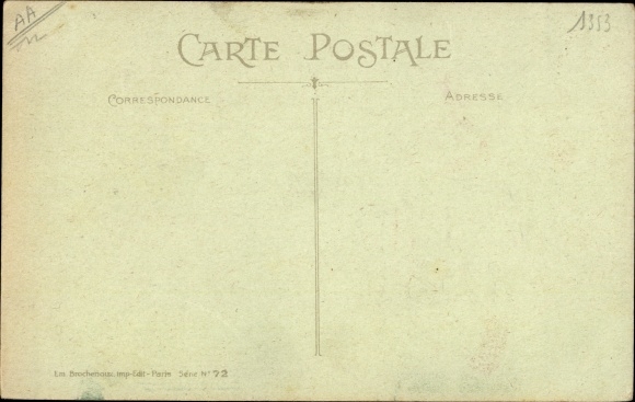 Artist Postcard Griff, Town Hall, Which of you two is the father of the child
