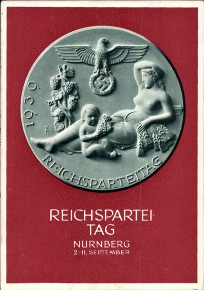 Ganzsachen Ak Nürnberg, Reichsparteitag 1939, Reichsparteitag des Friedens