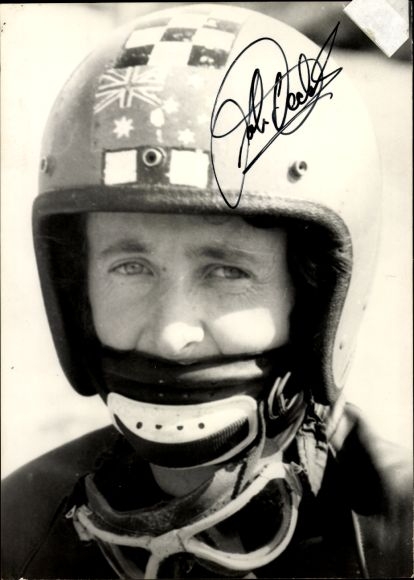 Foto Motorrennsport, Motorradrennfahrer John Dodds, Autogramm