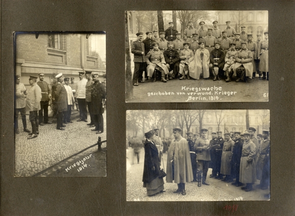 Berlin Military World War 1914/15 kk Eastern Front Red Cross Photo Album. 46 original photos