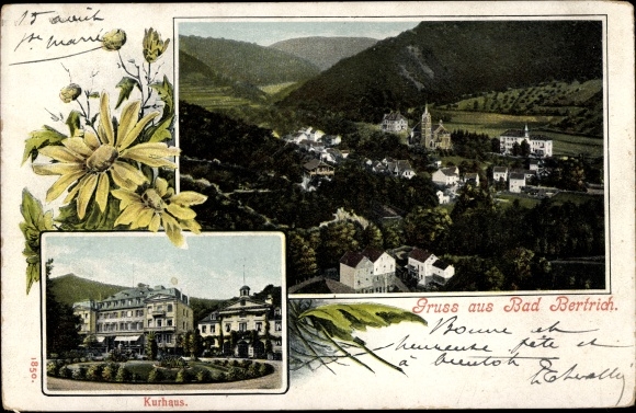PC Bad Bertrich on the Mosel Eifel, Kurhaus, total view