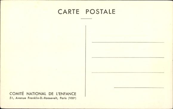 Artist Postcard Lesourt, National Children&#39;s Week, Le Coche et la Mouche