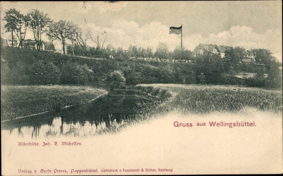 Ansichtkaart Hamburg Wandsbek Wellingsbüttel, Alsterhöhe