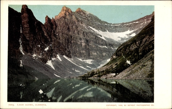Park Narodowy KP Banff Alberta Kanada, Jezioro Agnes