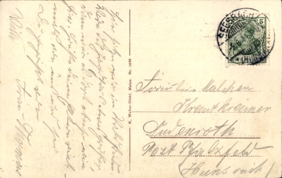 Postcard Waldfriede in Soonwald Seesbach Hunsrück, guest house
