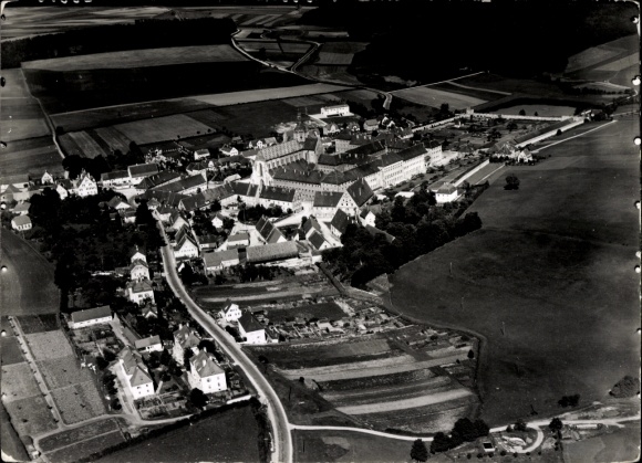 Photo Kaisheim in Swabia Bavaria, aerial photograph