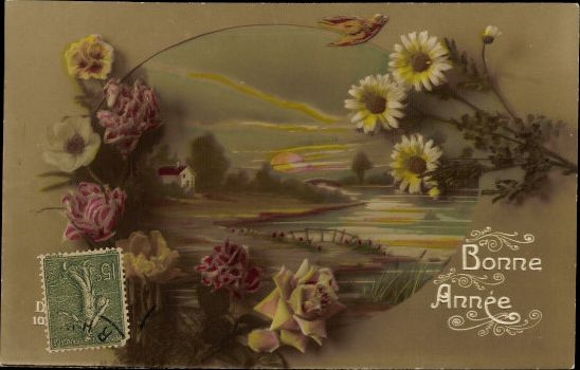 10 old PCs Happy New Year, various motifs