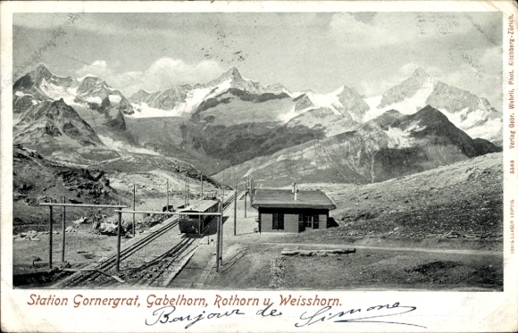 Canton of Valais, Gornergrat, Gabelhorn, Rothorn and Weisshorn stations