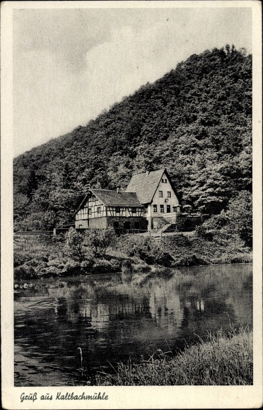 Postcard Windeck an der Sieg, restaurant and guesthouse Kaltbachmühle