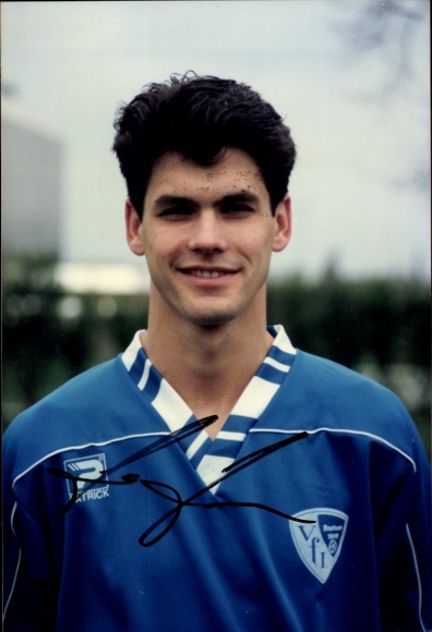 Autogrammkarte Fußballer Jens Renkhoff, VfL Bochum, Autogramm