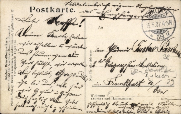 foto Ak Berlin Prenzlauer Berg, woongebouw Rykestraße 29, schoenenwinkel
