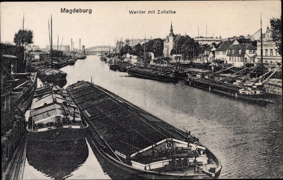 PC Magdeburg, Werder with Zollelbe, barges