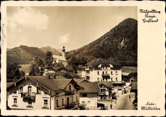Ruhpolding in Upper Bavaria, partial view