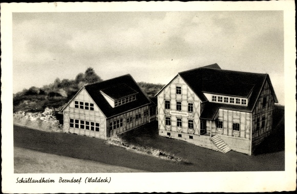 PC Berndorf Twistetal Waldeck, general view of the school camp, model