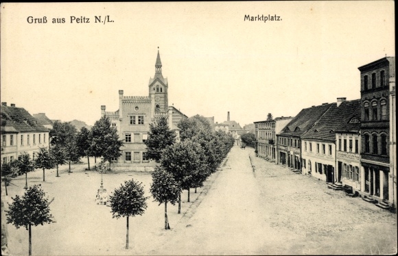 Ansichtkaart Peitz in Neder-Lausitz, marktplaats