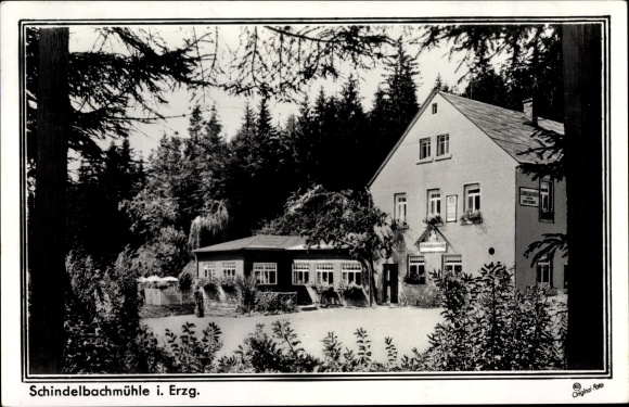 Postcard Marienberg in the Erzgebirge of Saxony, Schindelbachmühle