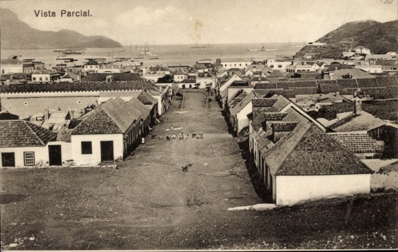 Ak São Vicente Cabo Verde Kap Verde, Teilansicht