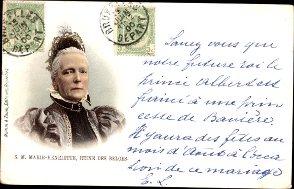 PC Marie Henriette of Austria, Queen of the Belgians