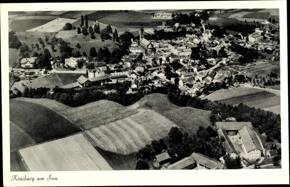 PC Kraiburg am Inn Upper Bavaria, aerial photo
